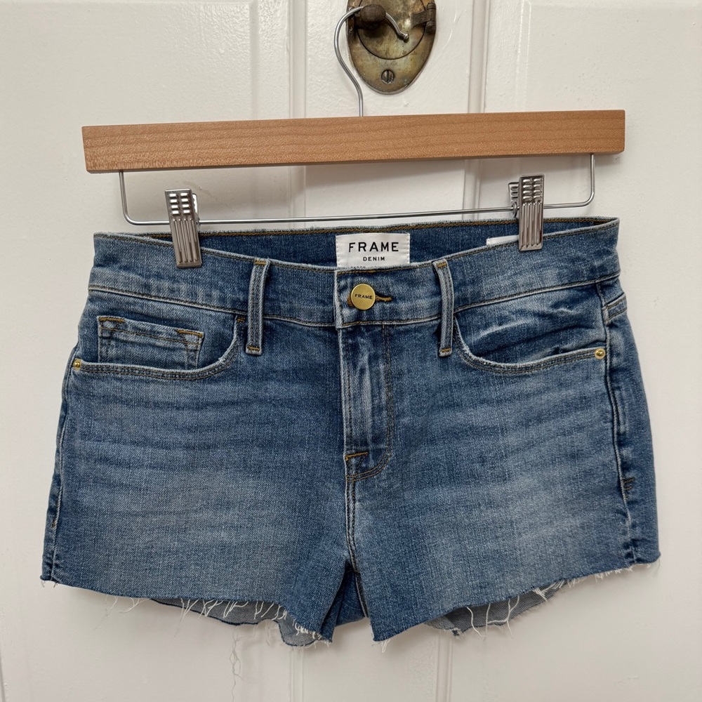 Frame Denim Le Cutoff Bixby Denim Shorts, size 25